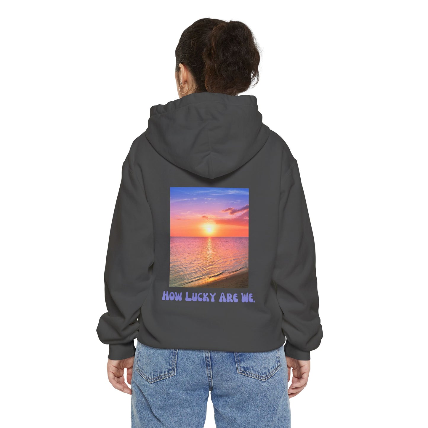 How Lucky Are We- Comfort Colors Hoodie