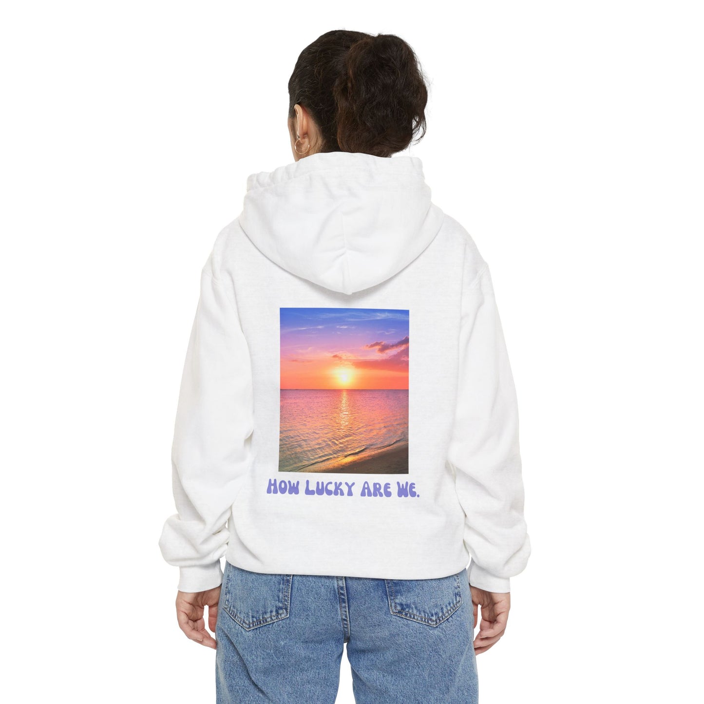 How Lucky Are We- Comfort Colors Hoodie