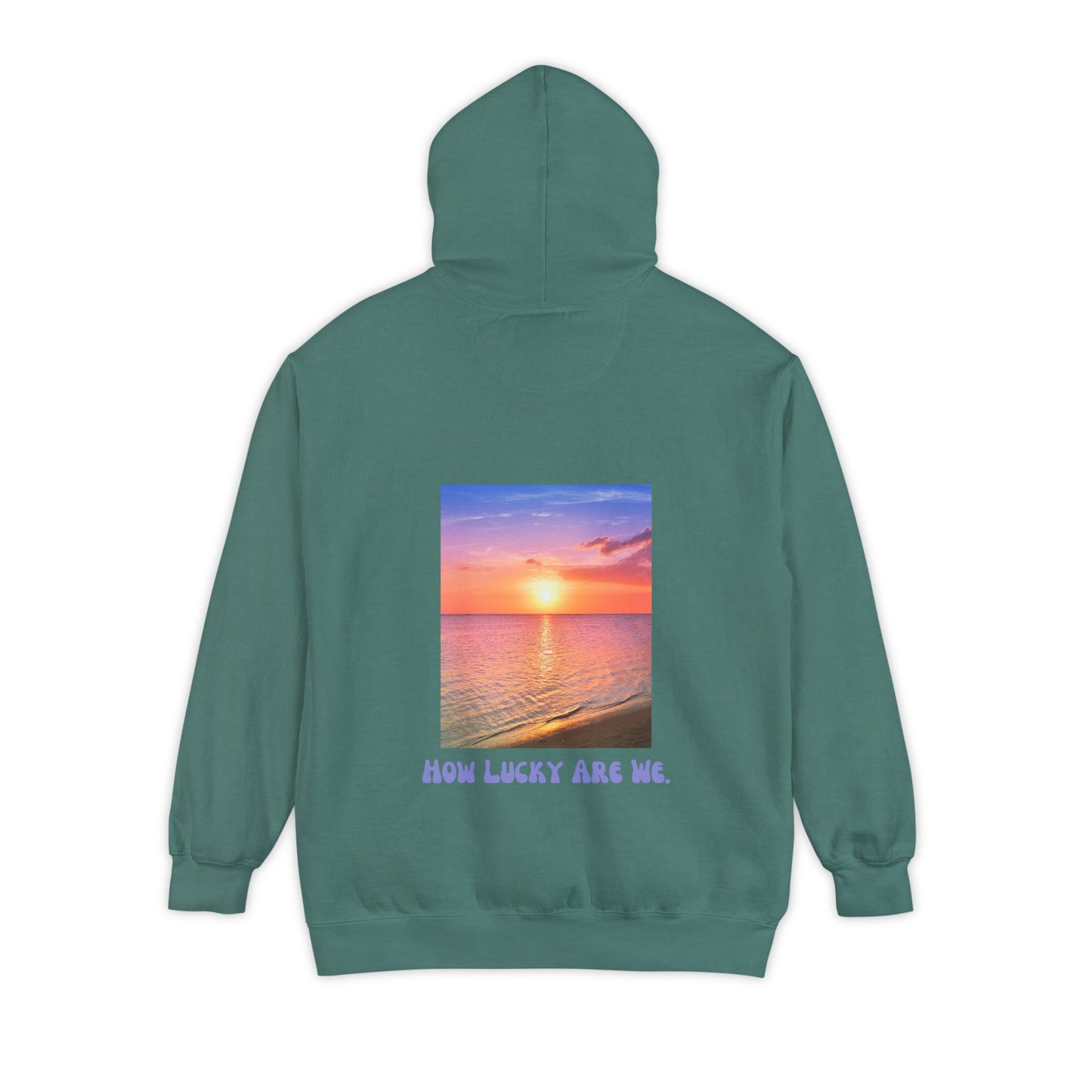 How Lucky Are We- Comfort Colors Hoodie