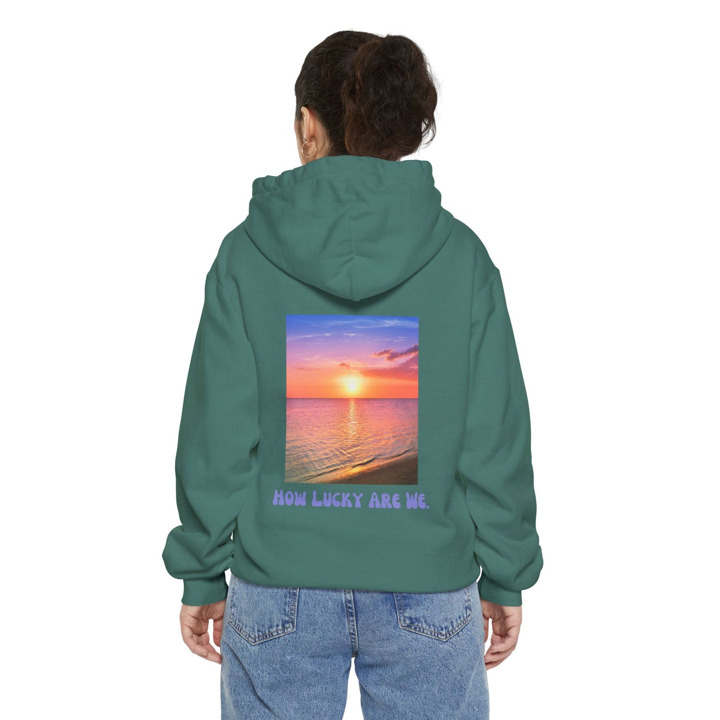 How Lucky Are We- Comfort Colors Hoodie