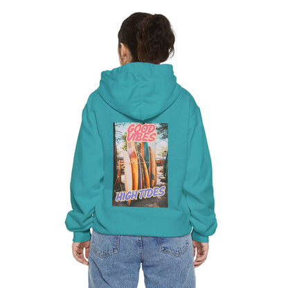 Good Vibes, High Tides- Comfort Colors Hoodie