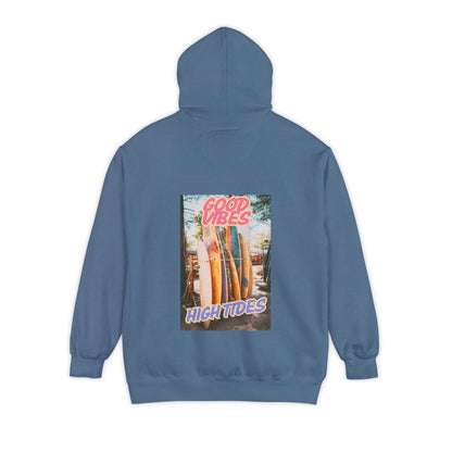 Good Vibes, High Tides- Comfort Colors Hoodie