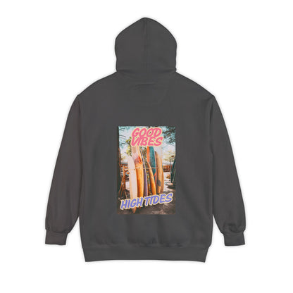 Good Vibes, High Tides- Comfort Colors Hoodie